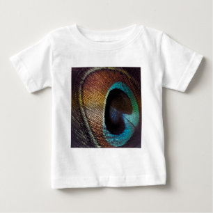 T-shirt Pour Bébé Antique Hues Peacock Feather Eye