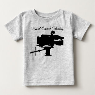 T-shirt Pour Bébé Appareil-photo de film de cinéma de film de béb