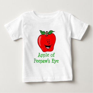T-shirt Pour Bébé Apple Of Peepaw's Eye