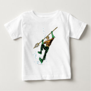 T-shirt Pour Bébé Aquaman avec Spear