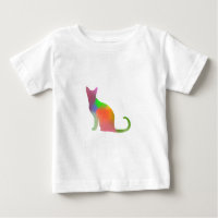 Aquarelle Chat Silhouette