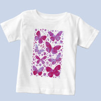 Aquarelle papillon rose