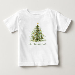 T-shirt Pour Bébé Arbre de Noël
