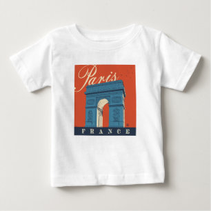 T-shirt Pour Bébé Arc de Triomphe Paris, France