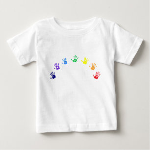 T-shirt pour bébé arc-en-ciel