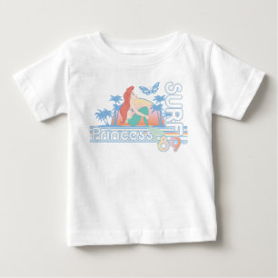 T-shirt Pour Bébé Ariel Surf Princess 89 Coucher de soleil tropical