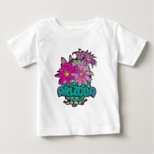 T-shirt Pour Bébé Arizona Cactus Blooms