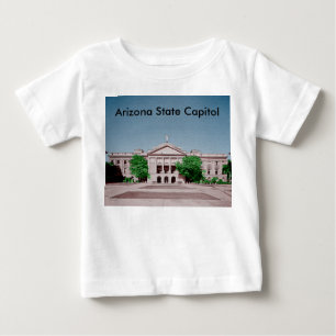 T-shirt Pour Bébé Arizona State Capitol teintée colorée