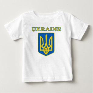 T-shirt Pour Bébé Armoiries de l'Ukraine
