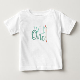 T-shirt Pour Bébé Arrow Tribal Wild One   Premier anniversaire