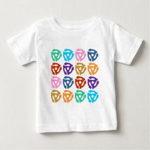 T-shirt Pour Bébé Art de bruit record d'adaptateur de 45 t/mn