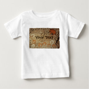 T-shirt Pour Bébé Art de la grotte glaciaire