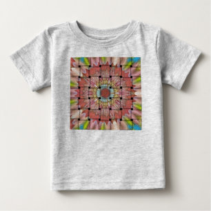 T-shirt Pour Bébé Art inspiré par l'Afrique Imprimé- Design géométri