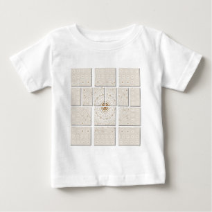 T-shirt Pour Bébé Art Motif Africain Traditionnel Motif Motif Mosaïq