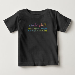 T-shirt Pour Bébé Assalamu Alaikum Que La Paix Soit Avec Vous Islami