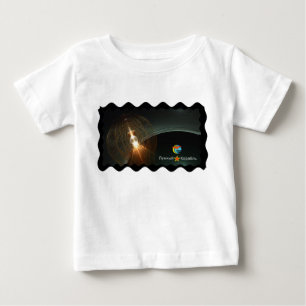 T-shirt Pour Bébé Atterrissage de la Lune russe