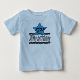 T-shirt Pour Bébé Attraction d'étoile bleue