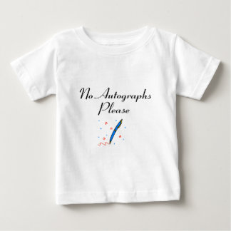 T-shirt Pour Bébé Aucun Autographe