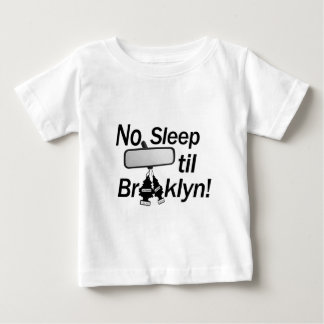 T-shirt Pour Bébé Aucun sommeil jusqu'à Brooklyn ! New York, bébé !