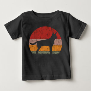 T-shirt Pour Bébé Australien Kelpie Chien Vintage Retro Cadeau