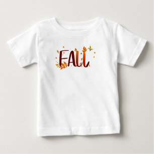 T-shirt Pour Bébé Automne/Automne/Feuille