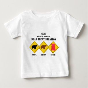 T-shirt Pour Bébé Avertissement d'ours de Gummi - faune de Tahoe