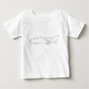 T-shirt Pour Bébé Avion