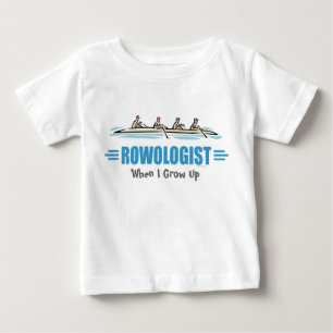 T-shirt Pour Bébé Aviron humoristique