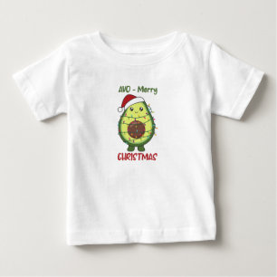T-shirt Pour Bébé Avocado illuminations de Noël Amusant Avocados Adu