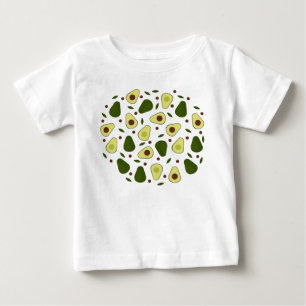 T-shirt Pour Bébé Avocados et feuilles