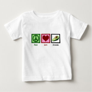 T-shirt Pour Bébé Avocat d'amour de paix
