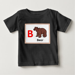 T-shirt Pour Bébé B est pour Ours