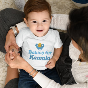 T-shirt Pour Bébé Babies pour Kamala Cute Democrat