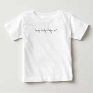 T-shirt Pour Bébé Baby Baby Baby Baby oh~