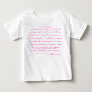 T-shirt Pour Bébé Baby Do's and Don's !