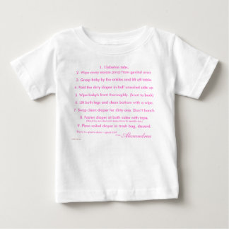 T-shirt Pour Bébé Baby Do's and Don's !