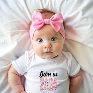 T-shirt Pour Bébé Baby-girl born in 2024