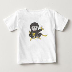 T-shirt Pour Bébé Baby gorilla