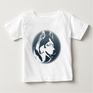 T-shirt Pour Bébé Baby Husky Romper Sibérie Husky Romper Personnalis