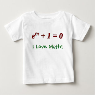 T-shirt Pour Bébé Baby Loves Math !