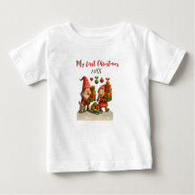 Baby’s First Christmas - Cute Holiday Gnomes