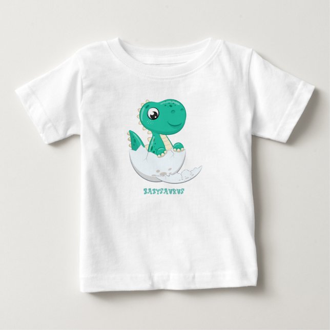 T-shirt Pour Bébé Babysaurus (Devant)