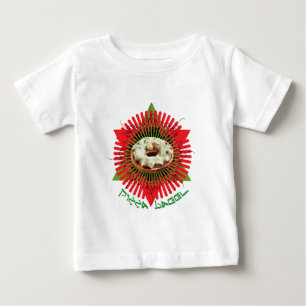T-shirt Pour Bébé Bagel de pizza : Italien juif