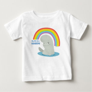 T-shirt Pour Bébé Bailey Ma vie est un arc-en-ciel