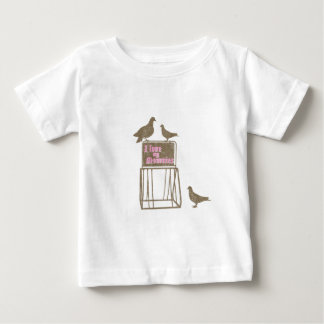 T-shirt Pour Bébé Balade à vélo avec des mamans