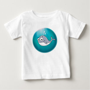T-shirt Pour Bébé Baleine, Cachalot, Sous l'eau