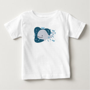 T-shirt Pour Bébé Baleine mignonne
