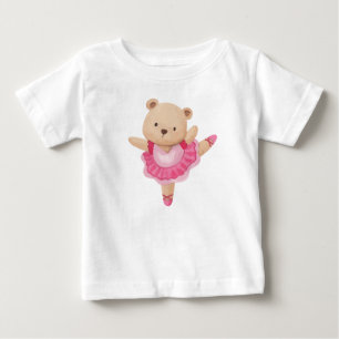 T-shirt Pour Bébé Ballerina de l'ours