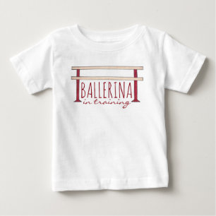 T-shirt Pour Bébé Ballerina en formation Ballet Barre Danse danseuse