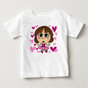T-shirt Pour Bébé Ballerina Girl